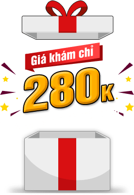 Giá khám chỉ 280k & giảm 30% chi phí tiểu phẫu